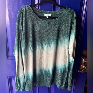 Grace & Lace Long Sleeve Tie-Dye Shirt